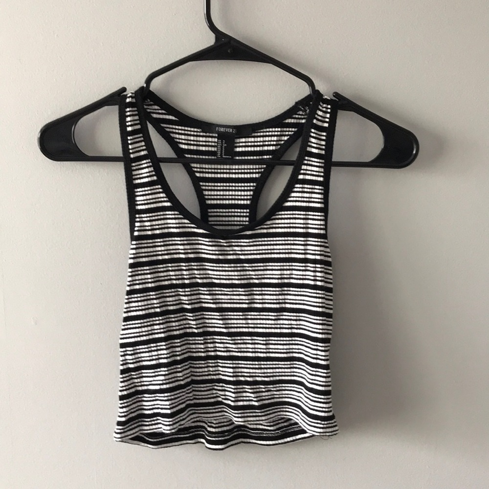 Striped crop top